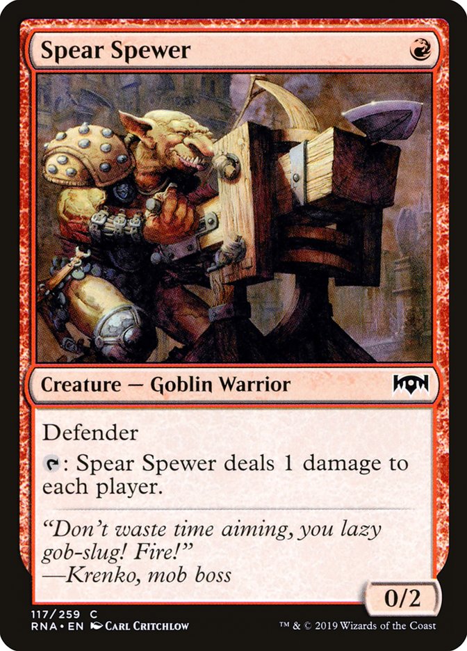 Spear Spewer - Magic the Gathering card